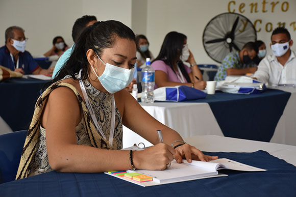 Students at the Democracy School in La Guajira, Colombia